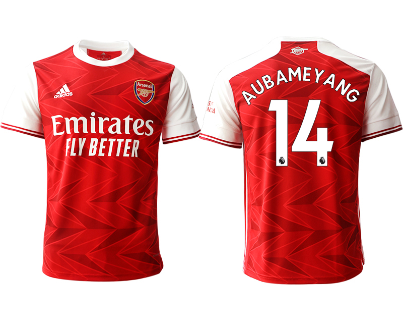 Men 2020-2021 club Arsenal home aaa version #14 red Soccer Jerseys->arsenal jersey->Soccer Club Jersey